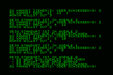 [Wumpus CBM 4001 Series]